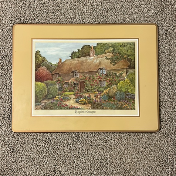 Pimpernel De Luxe Finish Traditional Collection English Cottages Two Placemats - Picture 3 of 9